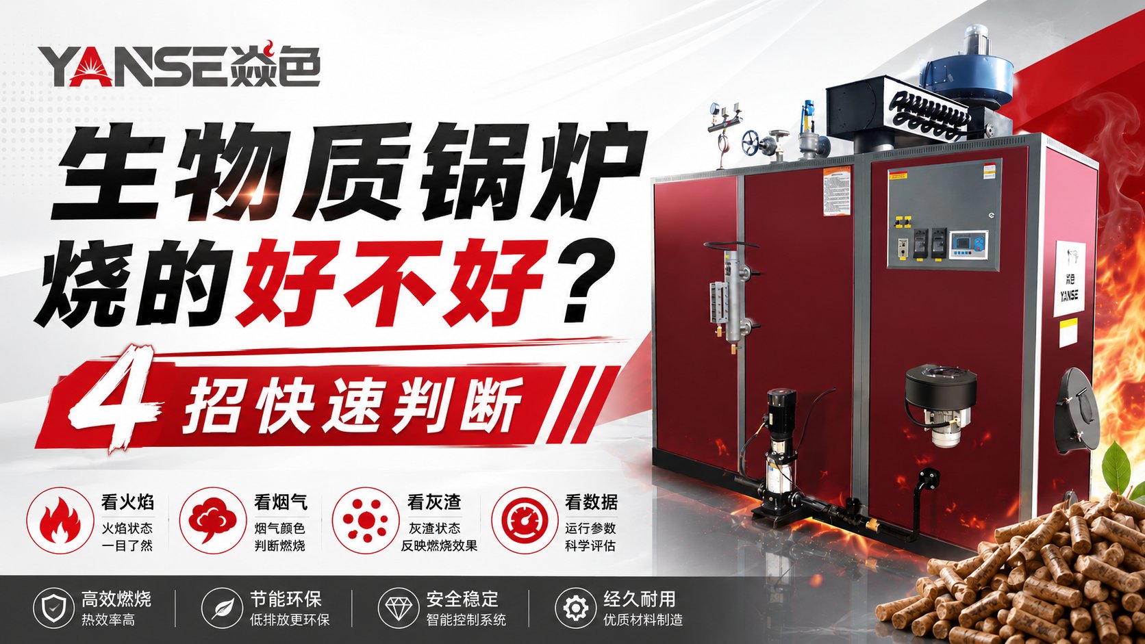 生物质锅炉燃烧状态如何判断?四招快速识别